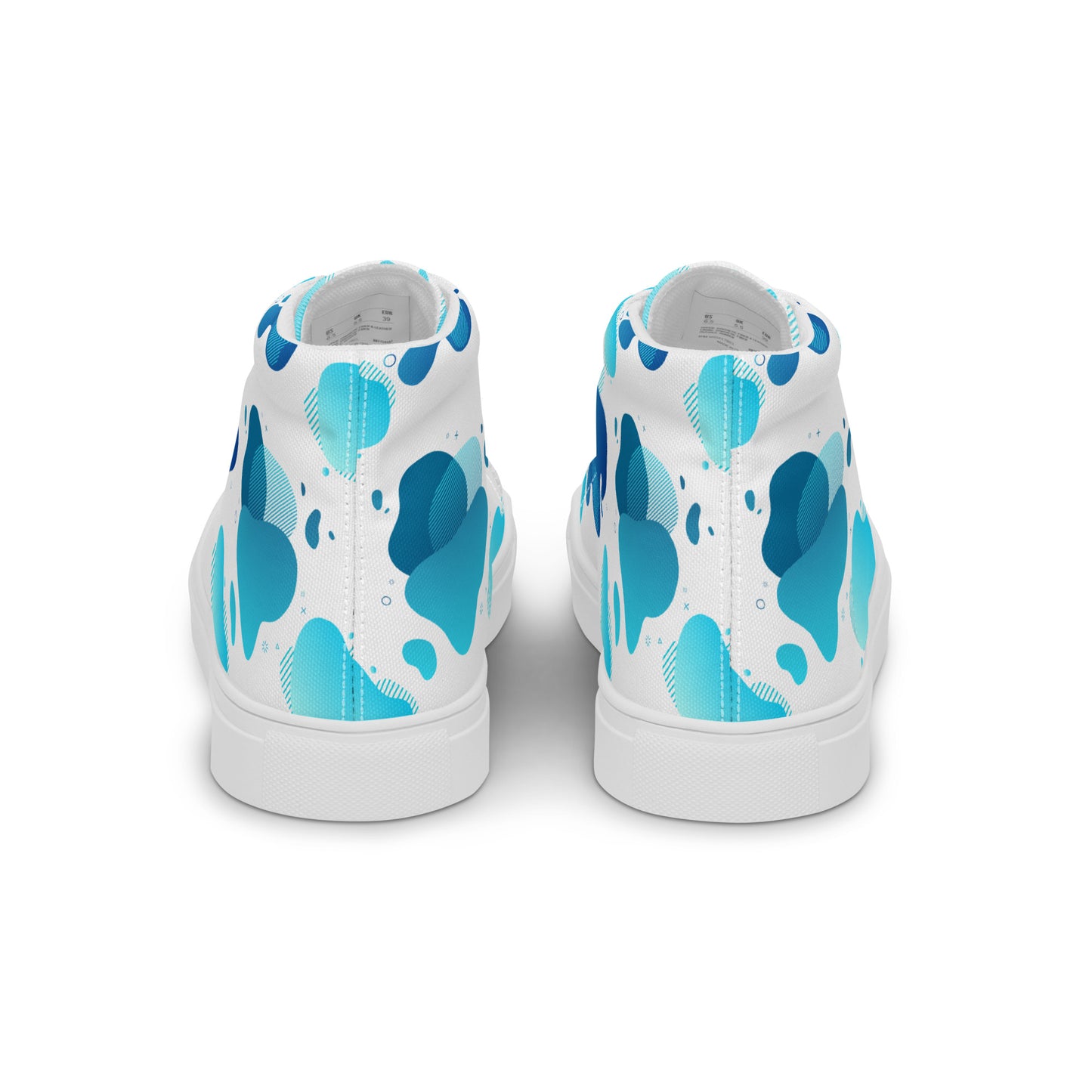 Men’s high top canvas shoes