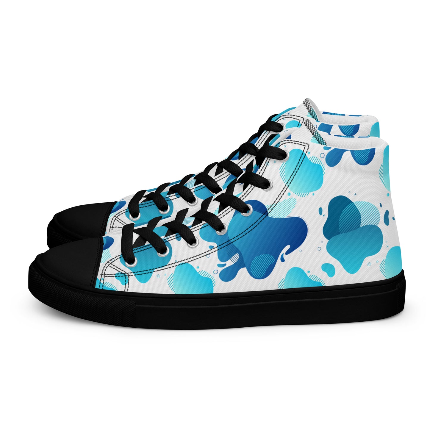 Men’s high top canvas shoes