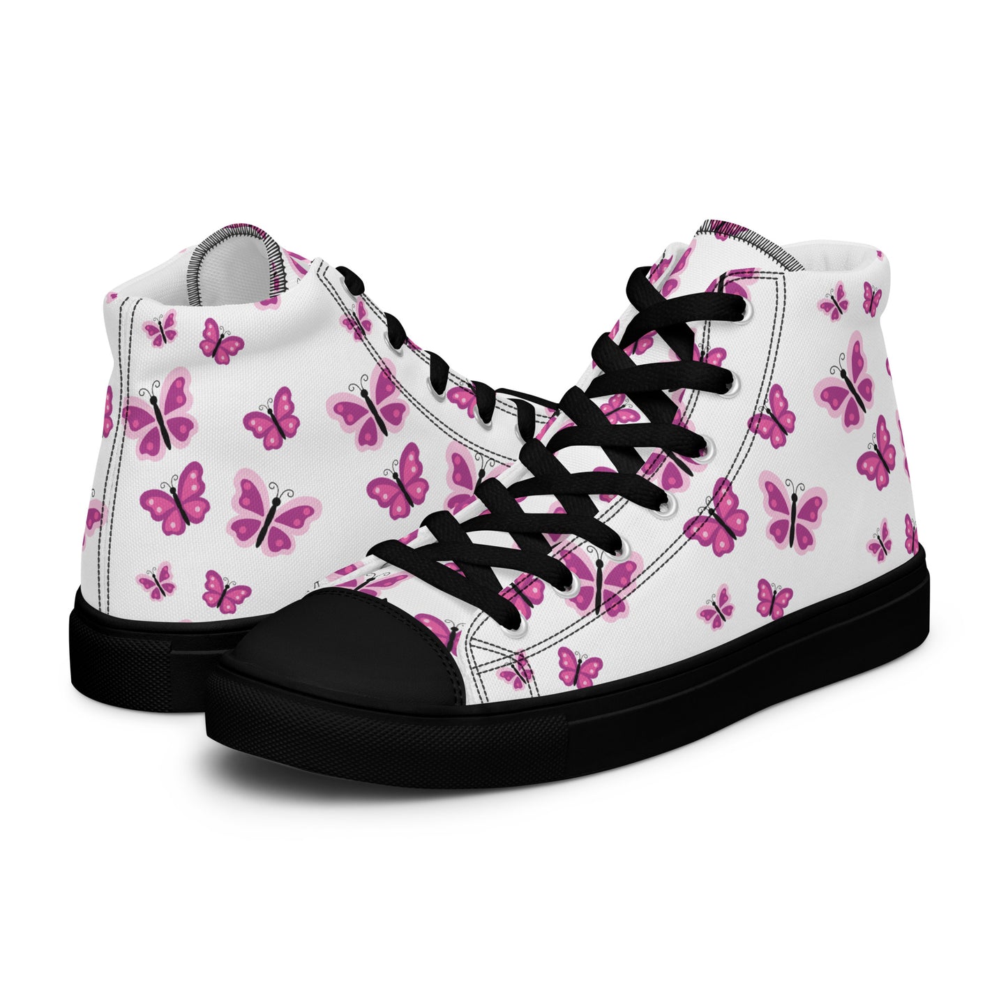 Women’s high top canvas shoes