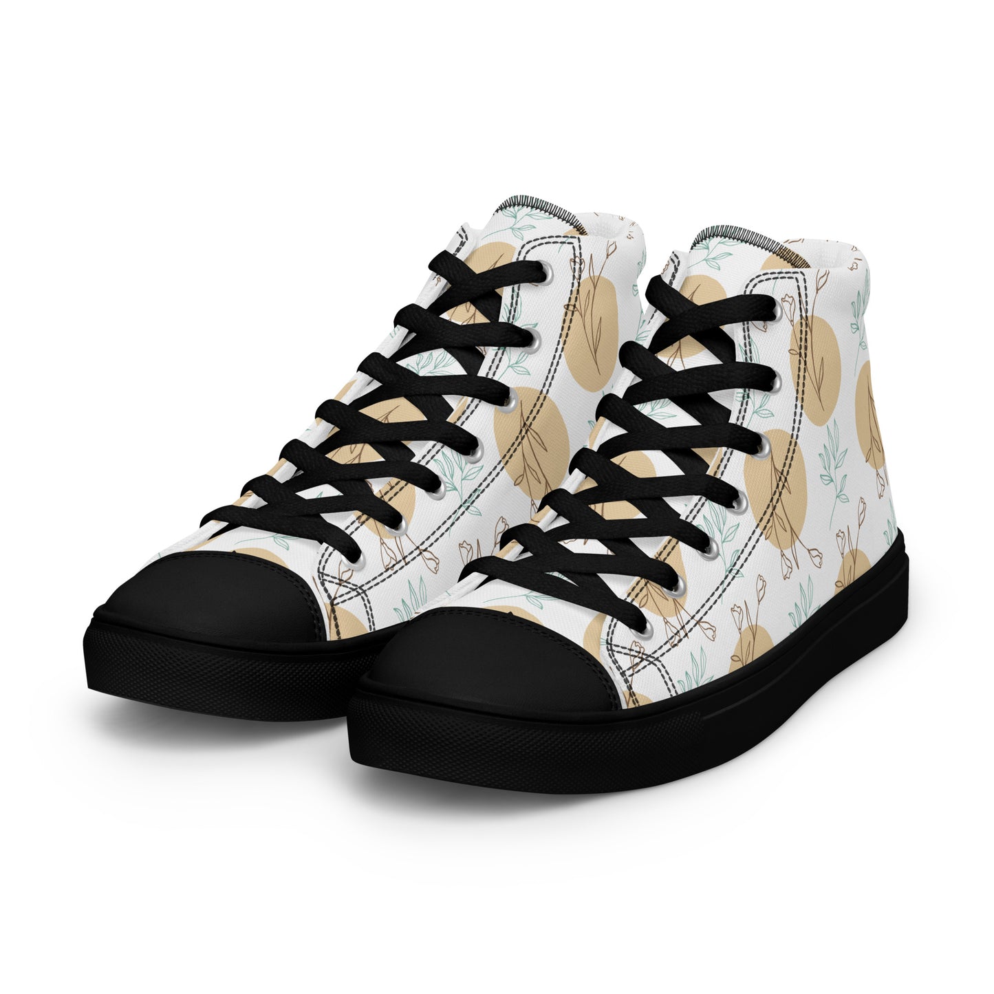 Women’s high top canvas shoes