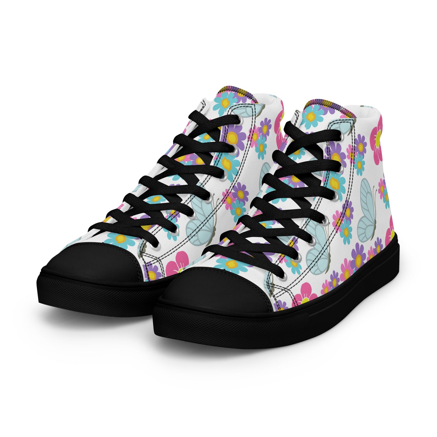 Women’s high top canvas shoes