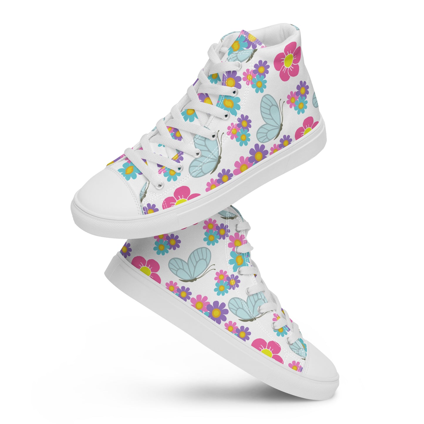 Women’s high top canvas shoes