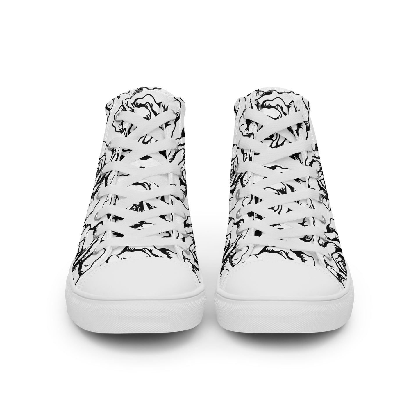 Women’s high top canvas shoes