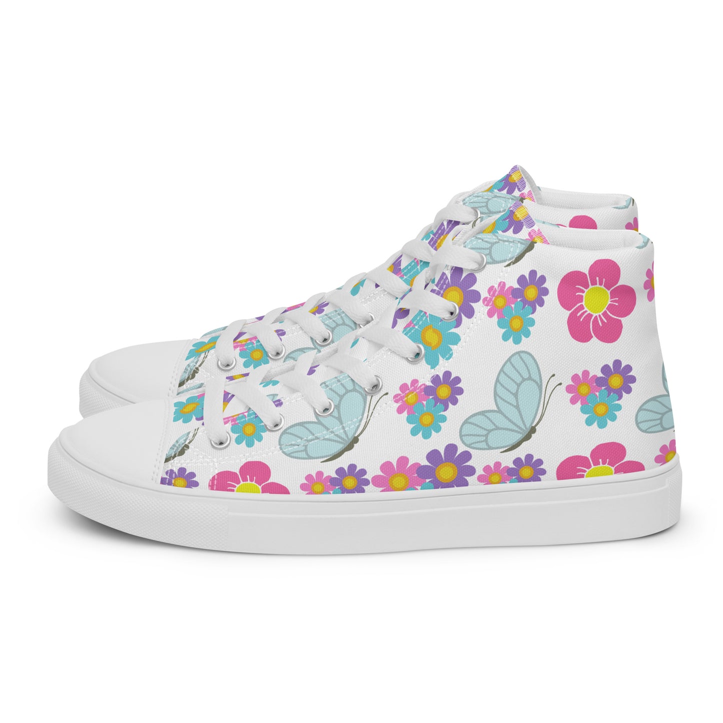 Women’s high top canvas shoes