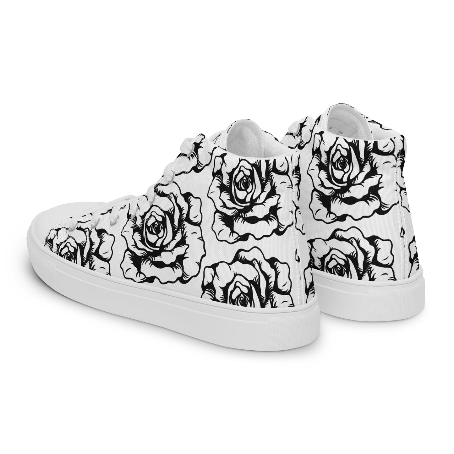 Women’s high top canvas shoes