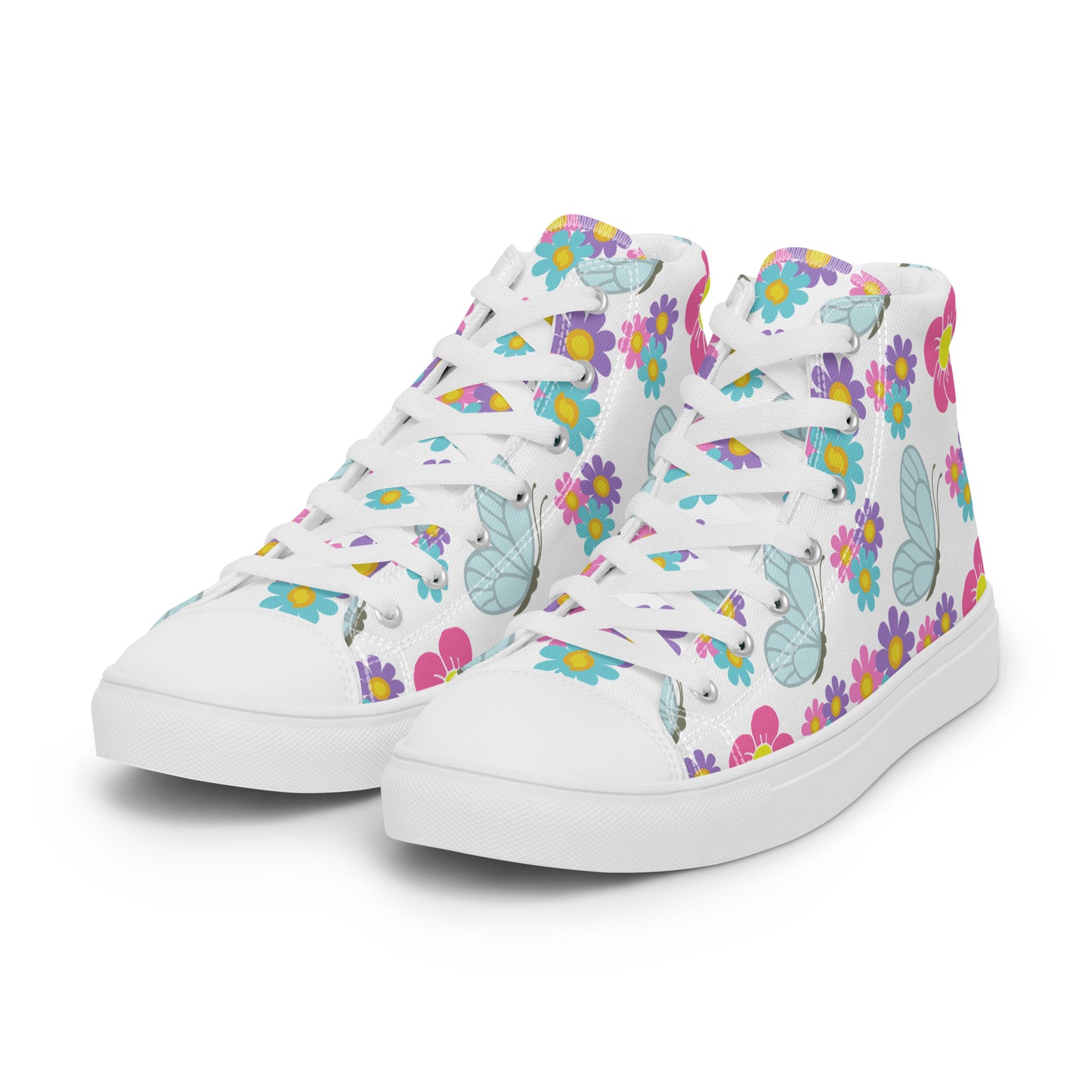 Women’s high top canvas shoes