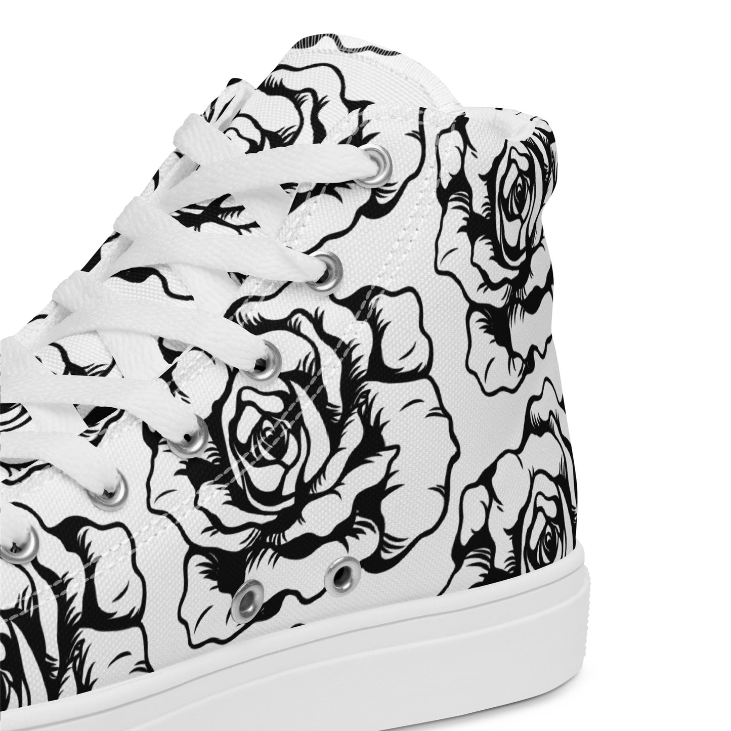 Women’s high top canvas shoes