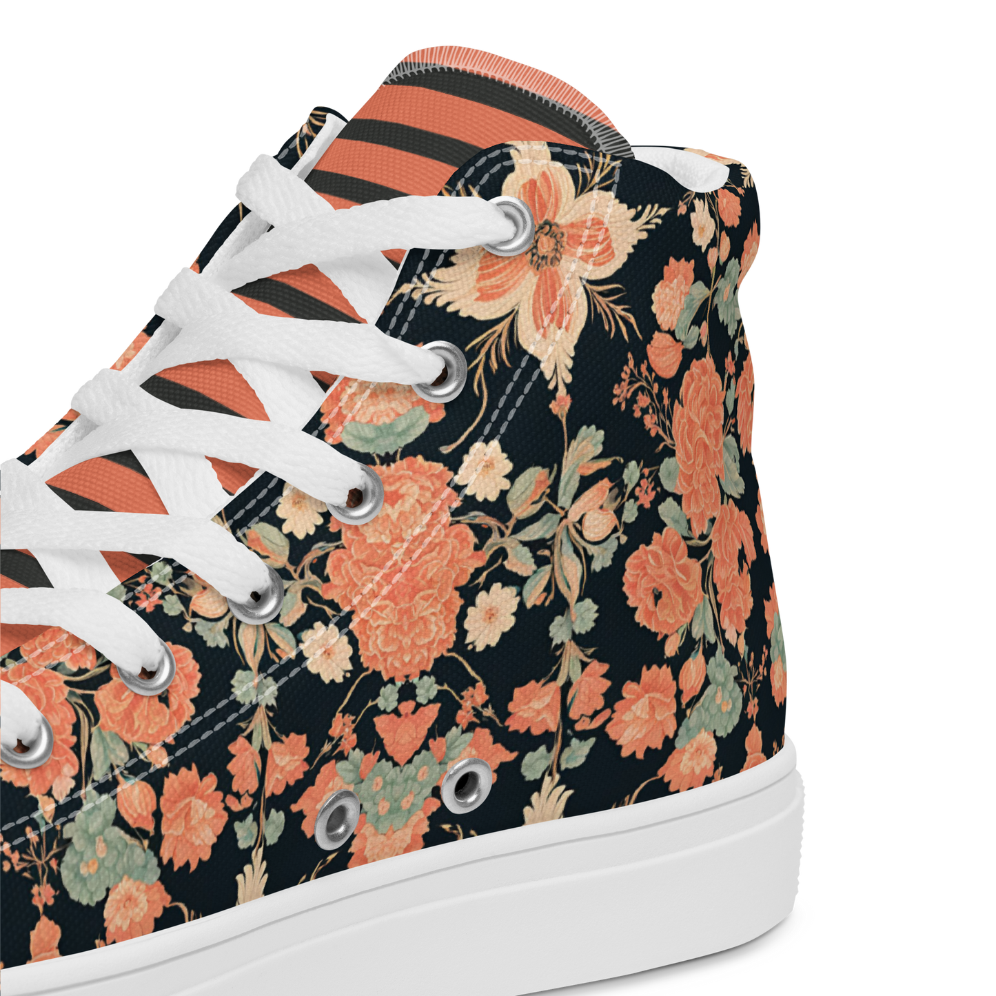 Women’s high top canvas shoes