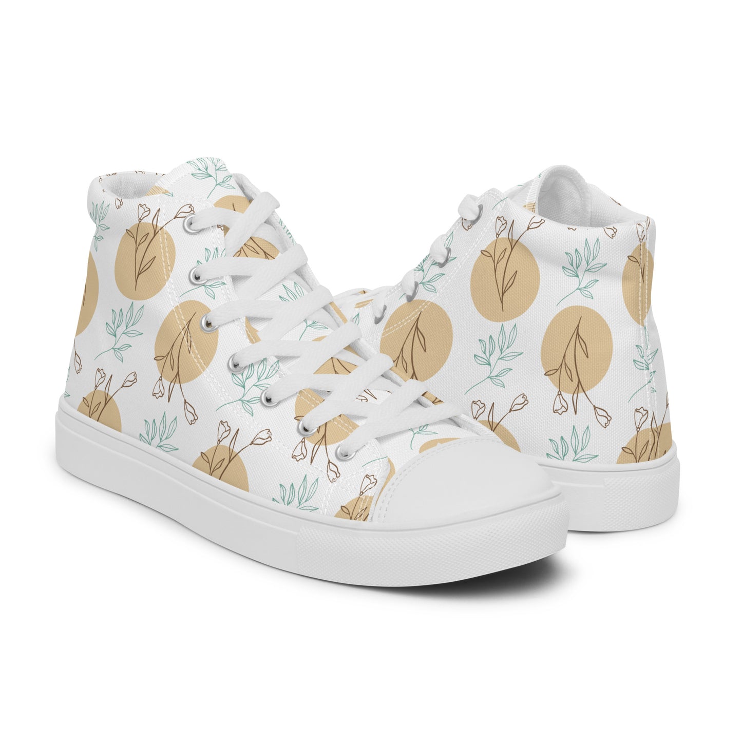 Women’s high top canvas shoes