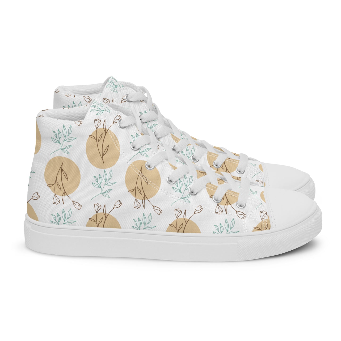 Women’s high top canvas shoes