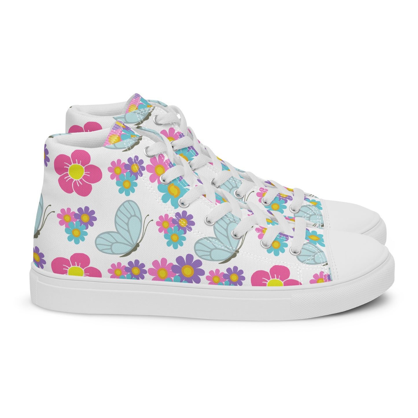 Women’s high top canvas shoes