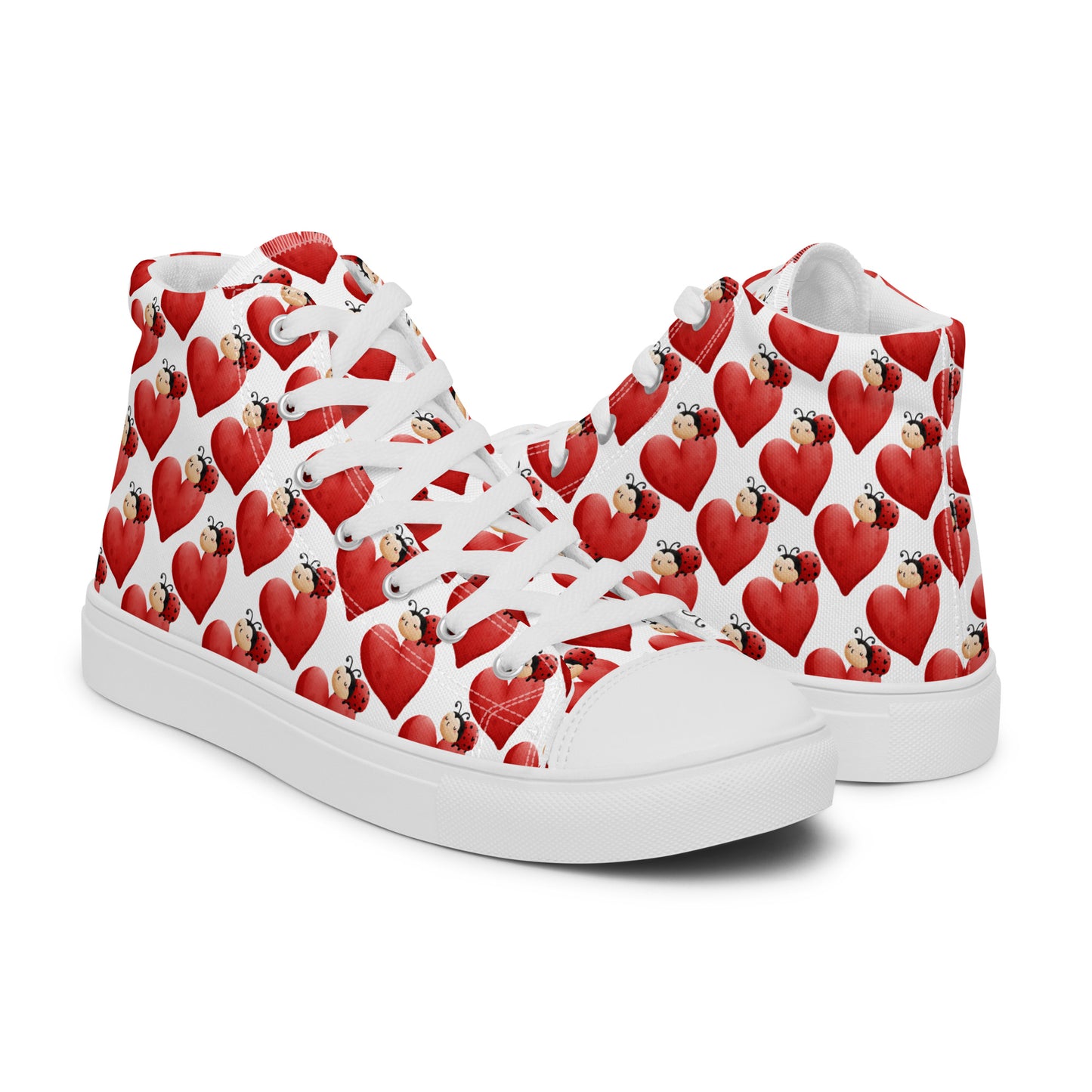 Women’s high top canvas shoes