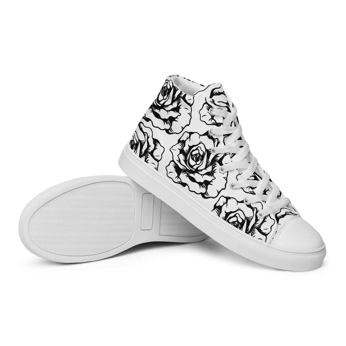 Women’s high top canvas shoes