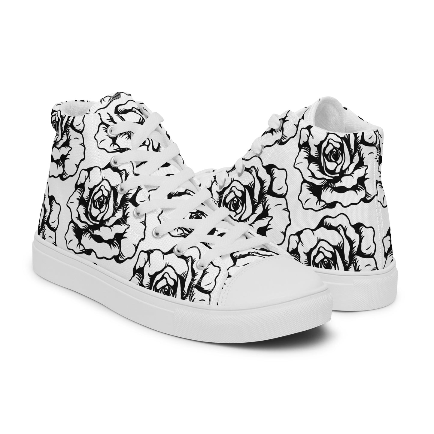 Women’s high top canvas shoes