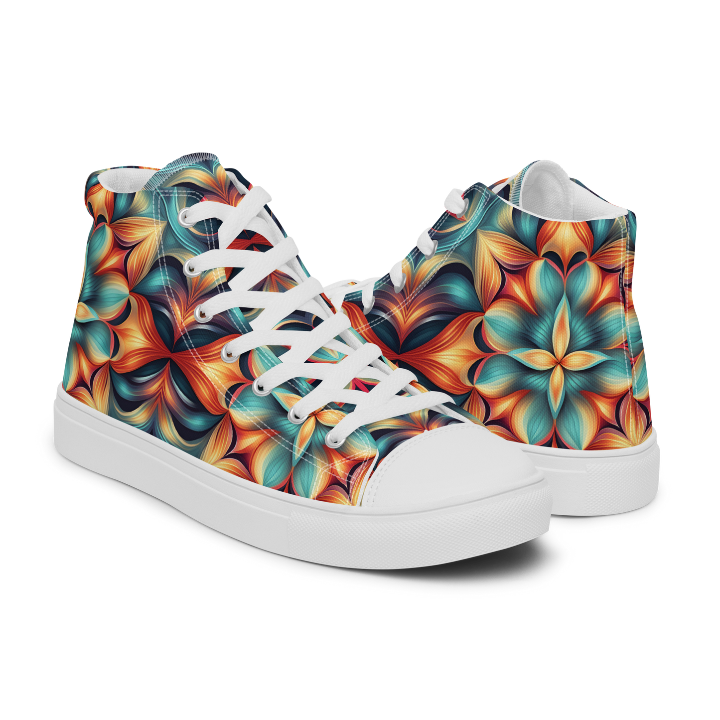 Women’s high top canvas shoes