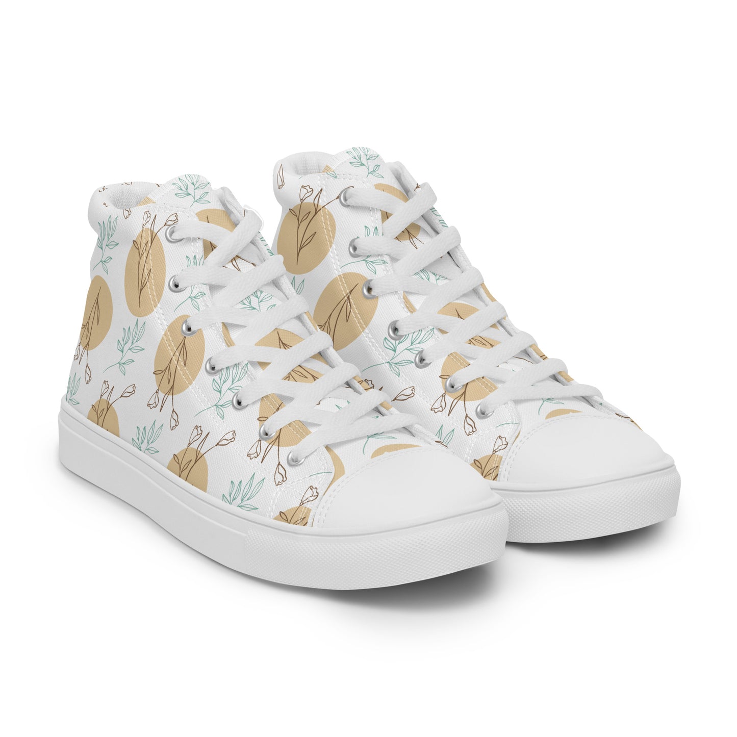 Women’s high top canvas shoes