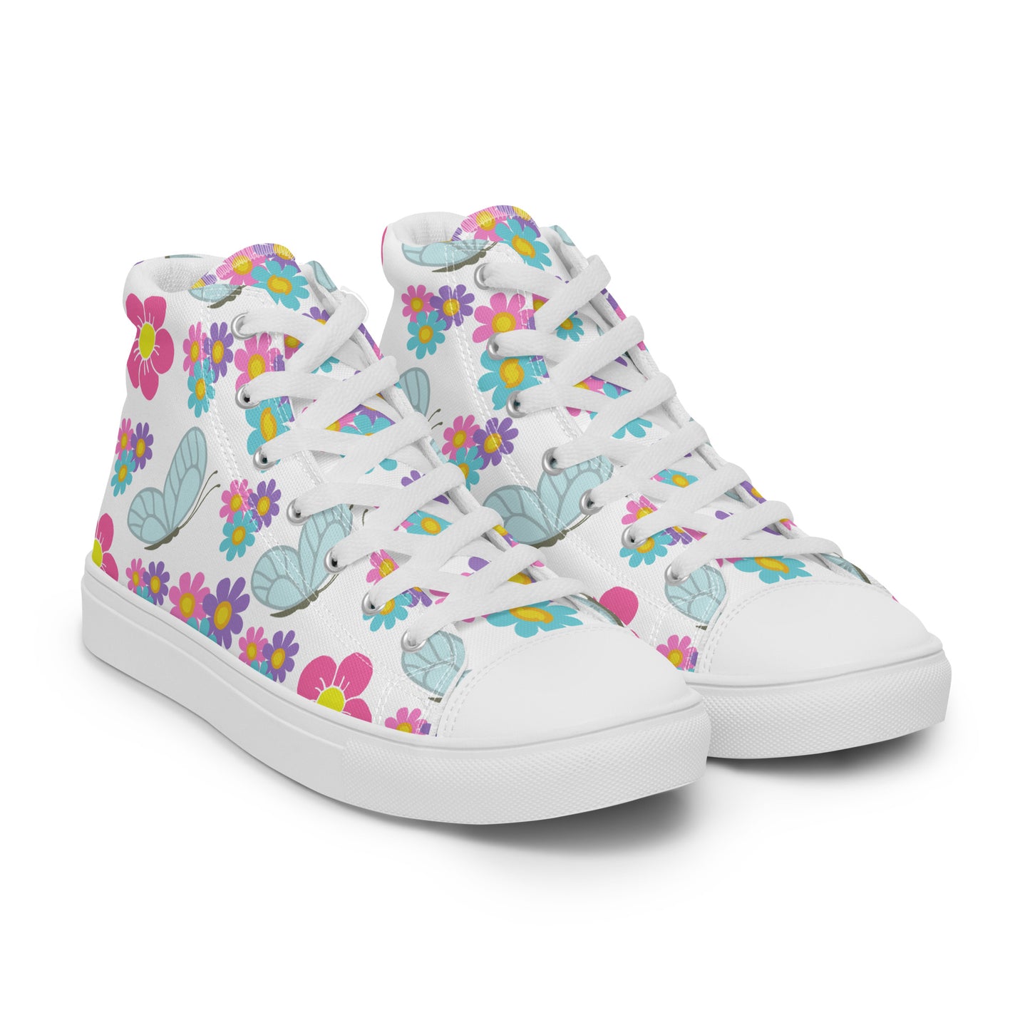 Women’s high top canvas shoes