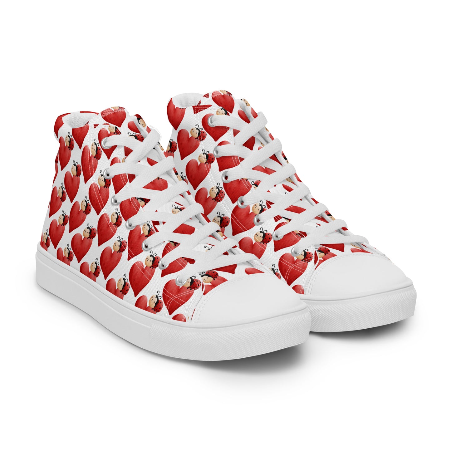 Women’s high top canvas shoes