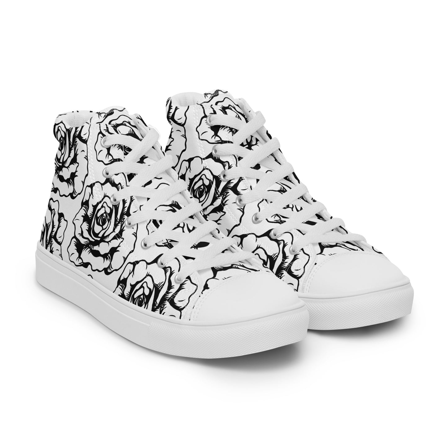 Women’s high top canvas shoes