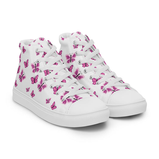 Women’s high top canvas shoes