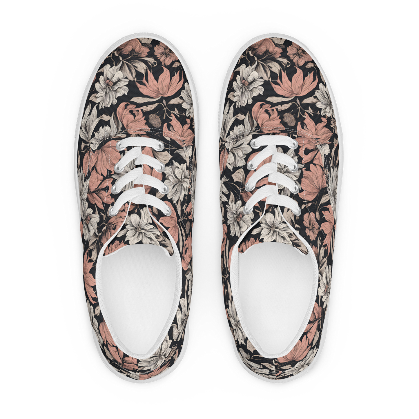 Women’s lace-up canvas shoes