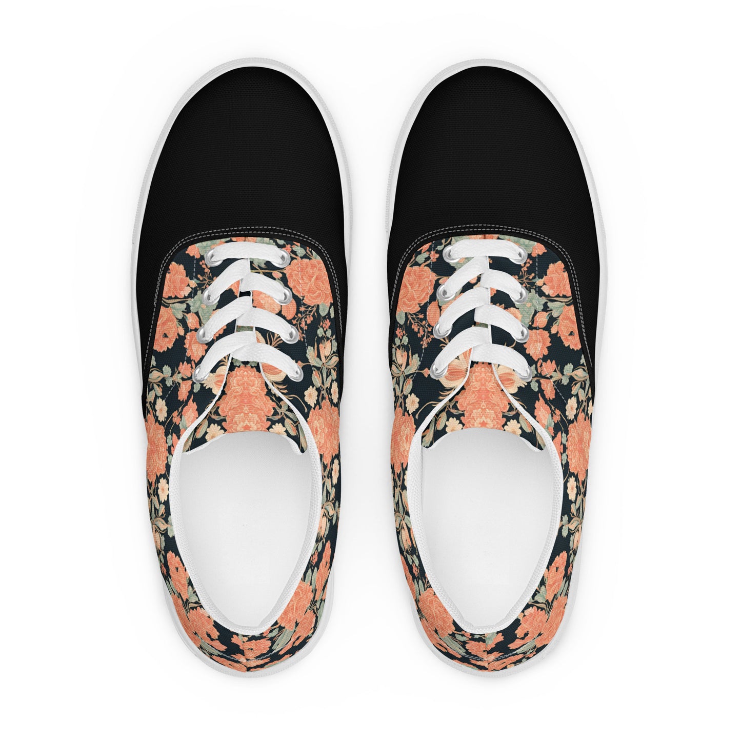 Women’s lace-up canvas shoes