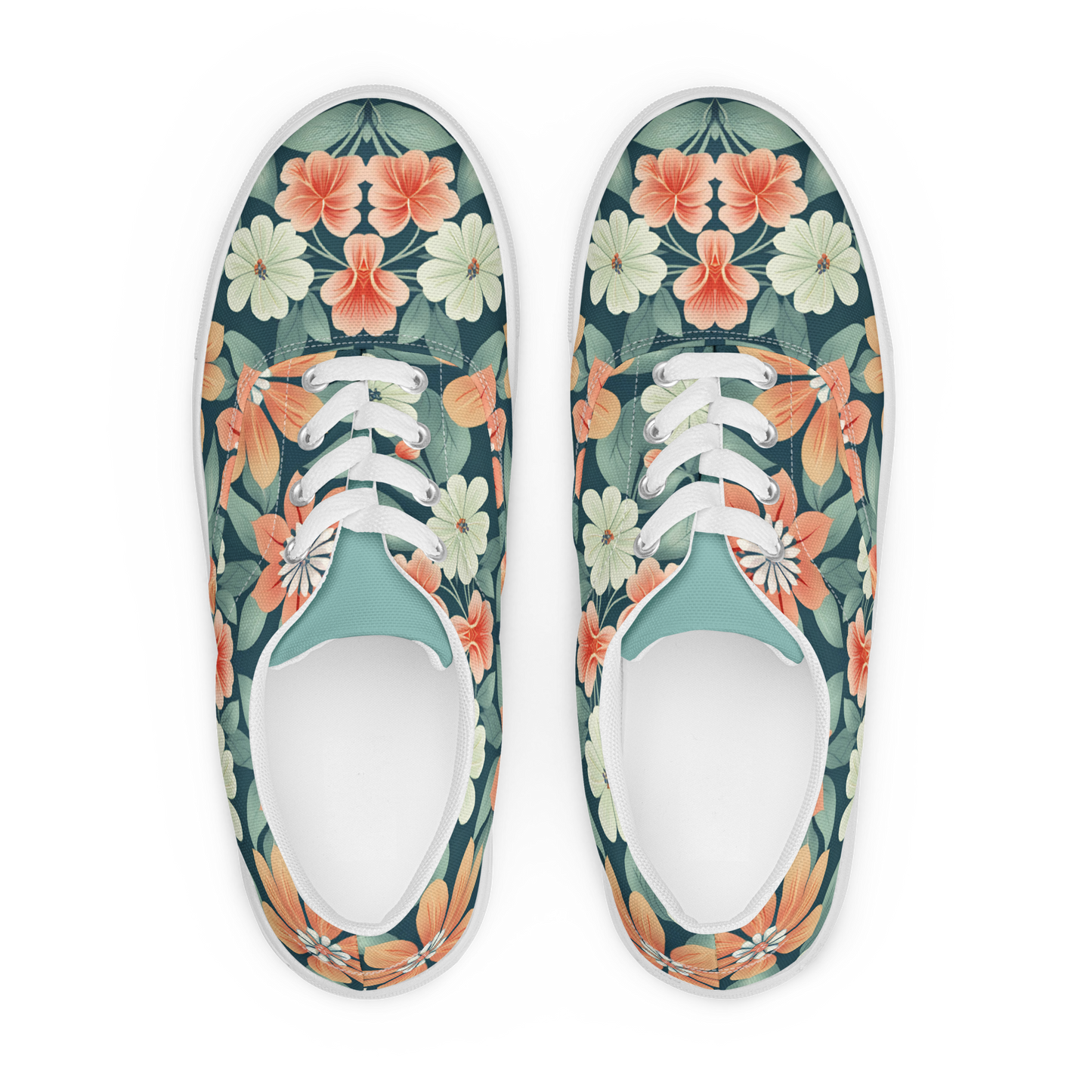 Women’s lace-up canvas shoes