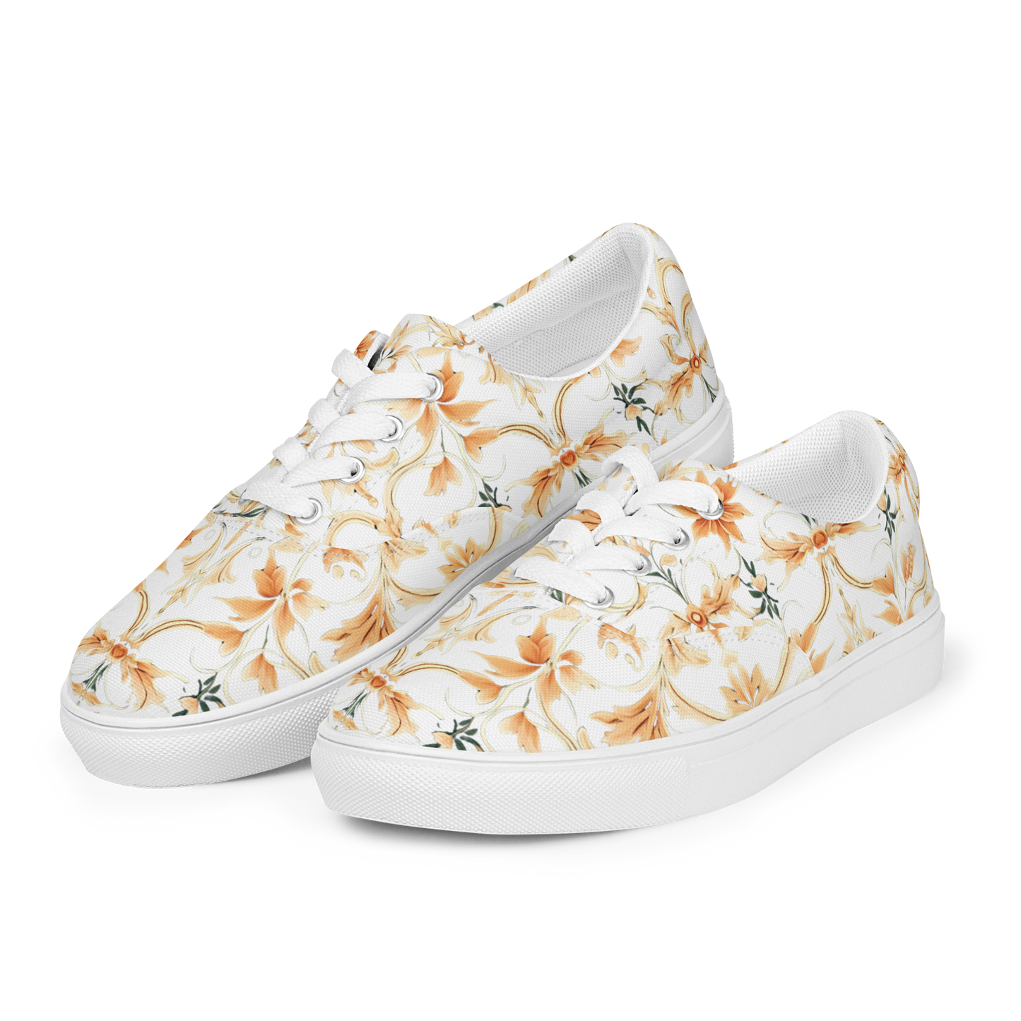 Women’s lace-up canvas shoes