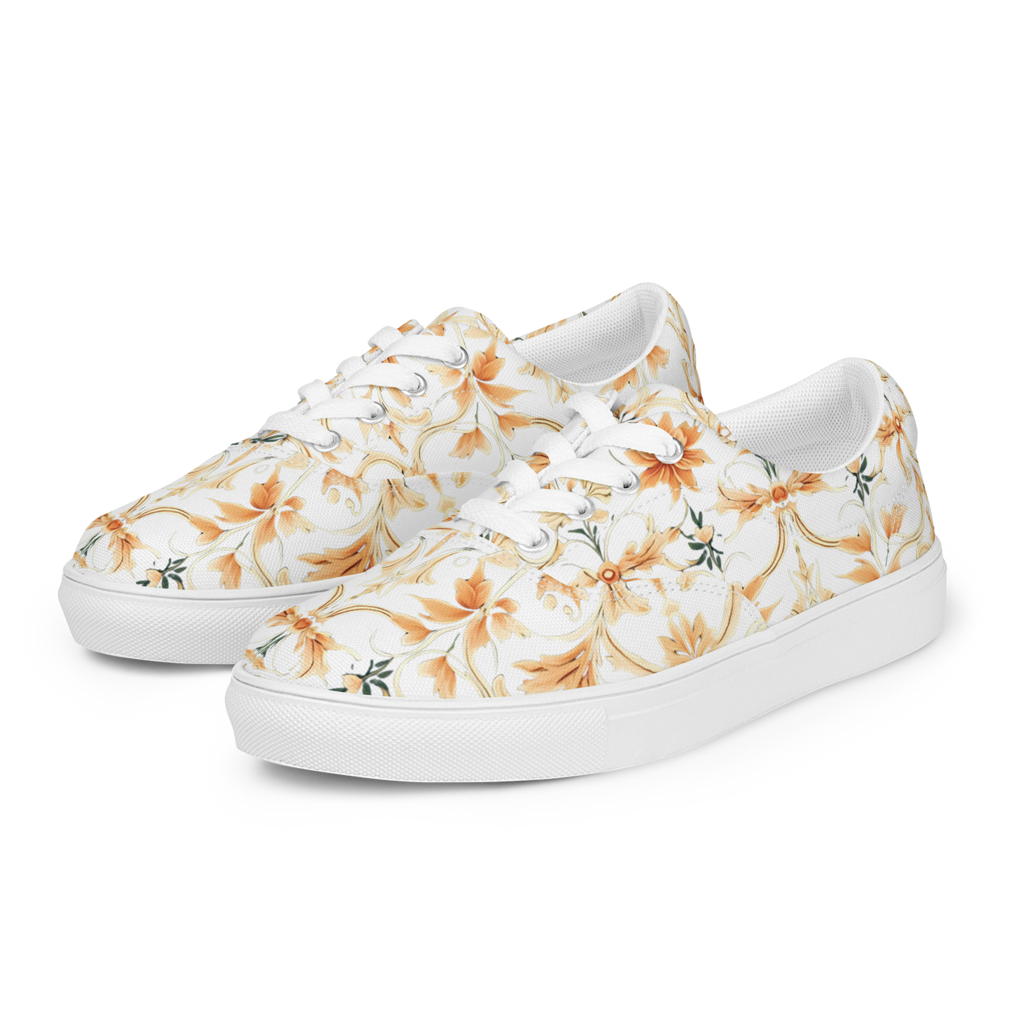 Women’s lace-up canvas shoes