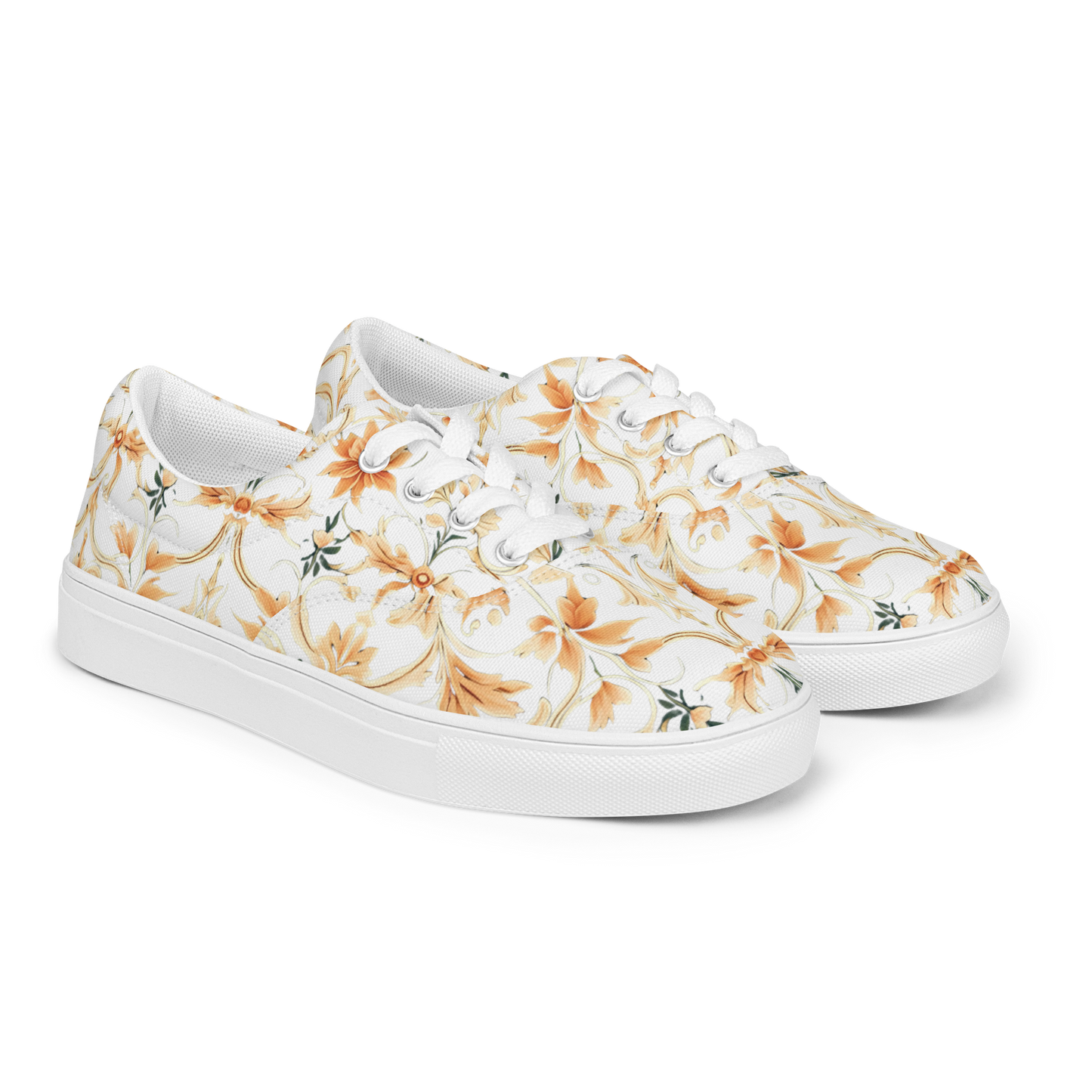 Women’s lace-up canvas shoes